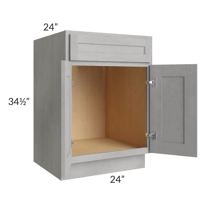 Gramercy Grey Mist 24" Sink Base Cabinet