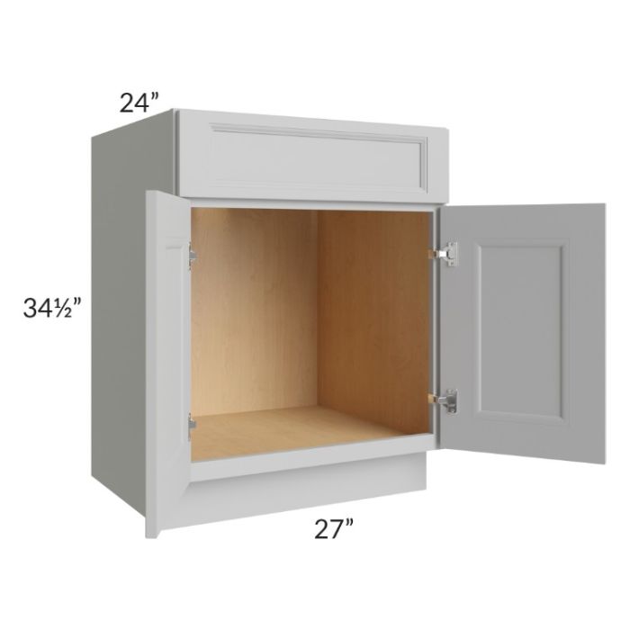 Tuscan Painted Grey 27" Sink Base Cabinet