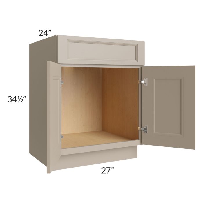 Tuscan Oyster 27" Sink Base Cabinet