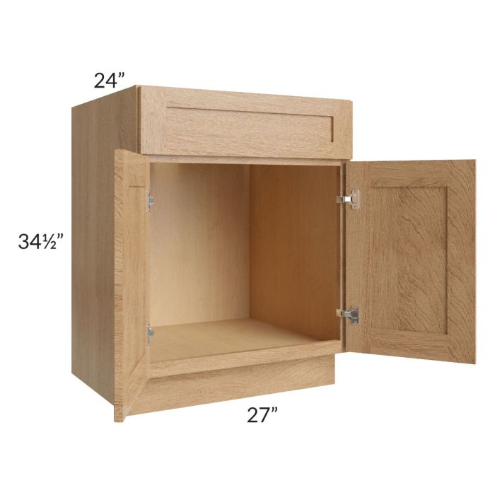 Midtown Timber Shaker 27" Sink Base Cabinet