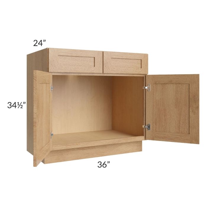 Midtown Timber Shaker 36" Sink Base Cabinet