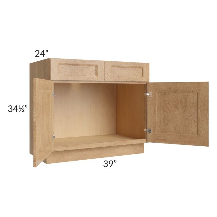 Tuscan Timber 39" Sink Base Cabinet