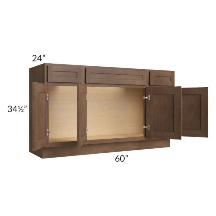 Gramercy Coffee 60" Sink Base Cabinet