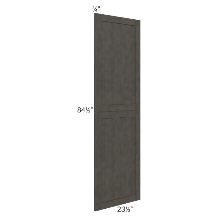 Charcoal Grey Shaker 24x90 Tall Decorative Door Set 