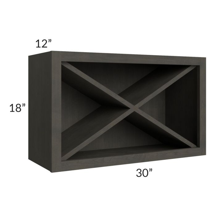 Charcoal Grey Shaker Wall X-Wine Rack Kit