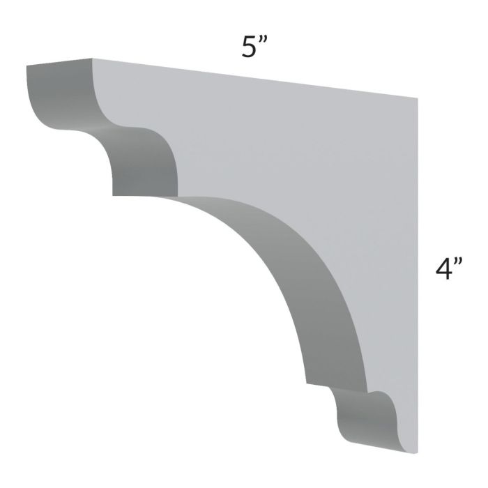 Asheville Grey Shaker Traditional Simple Corbel