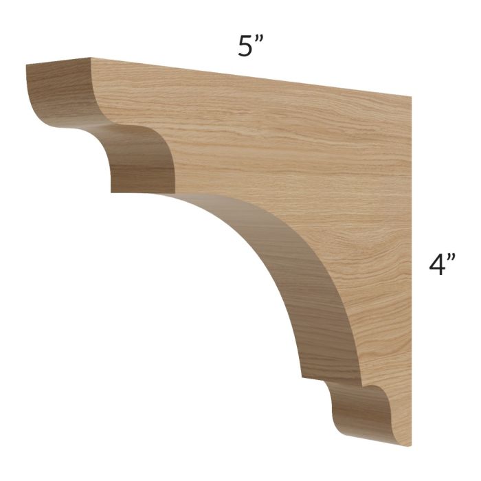 Asheville Rift Oak Shaker Traditional Simple Corbel