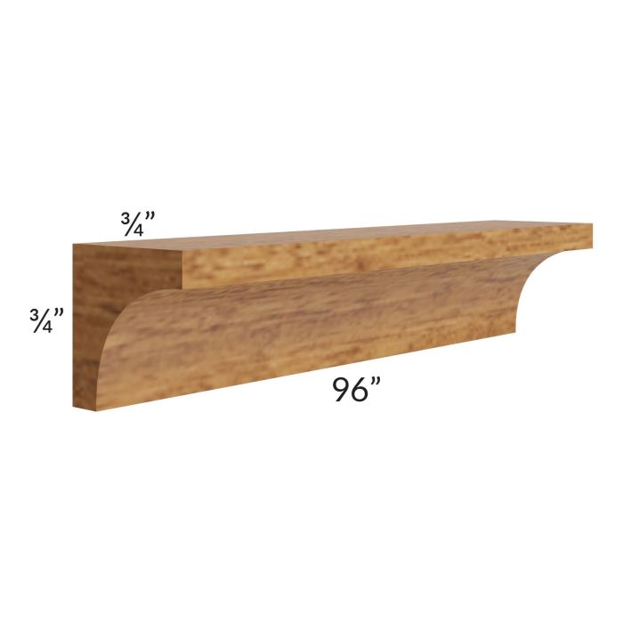 Artisan Walnut Shaker 96" Inside Corner Molding