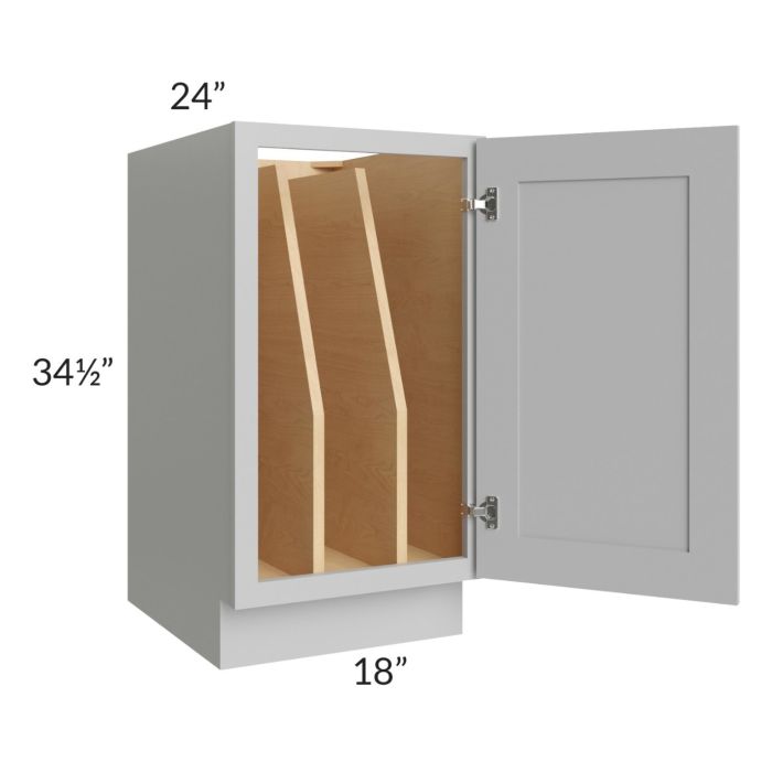 Stone Shaker 18" Full Height Door Tray Divider Base Cabinet