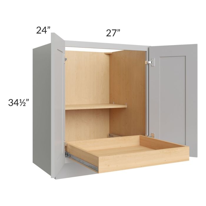 Stone Shaker 27" Full Height Base Cabinet with 1 Rollout Tray