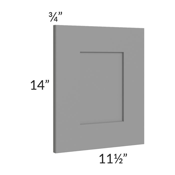 Graphite Grey Shaker 12x15 Wall Decorative Door 