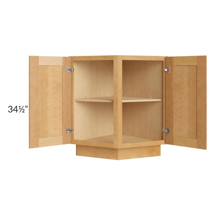 Madison Honey Shaker 24" Base End Angle Cabinet