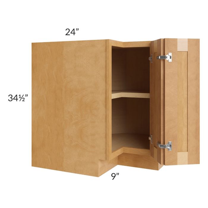 Madison Honey Shaker 33" Corner Base Cabinet