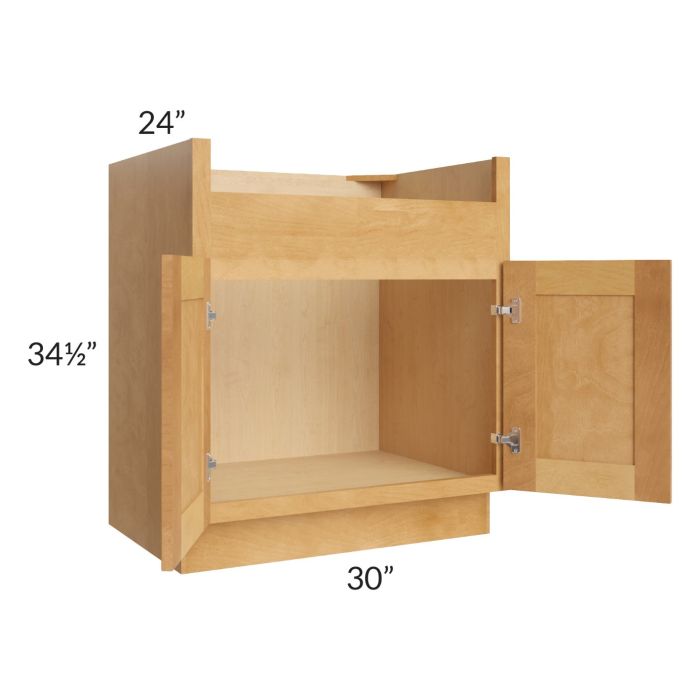 Madison Honey Shaker 30" Farm Sink Base Cabinet
