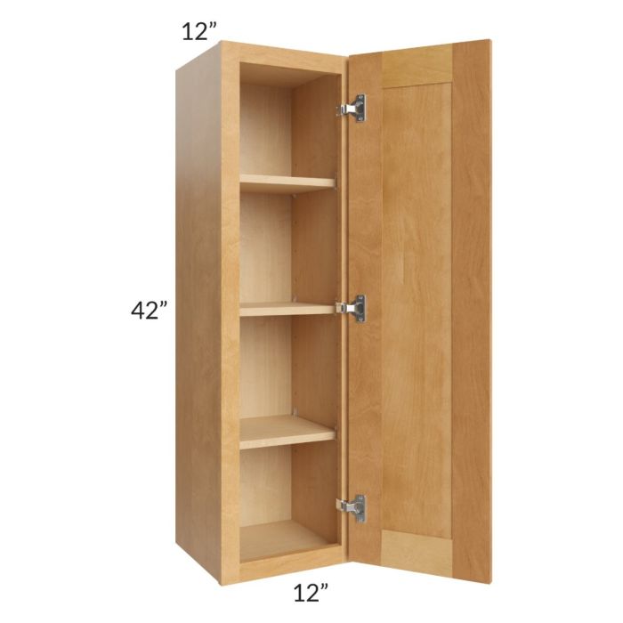 Madison Honey Shaker 12x42 Wall Cabinet