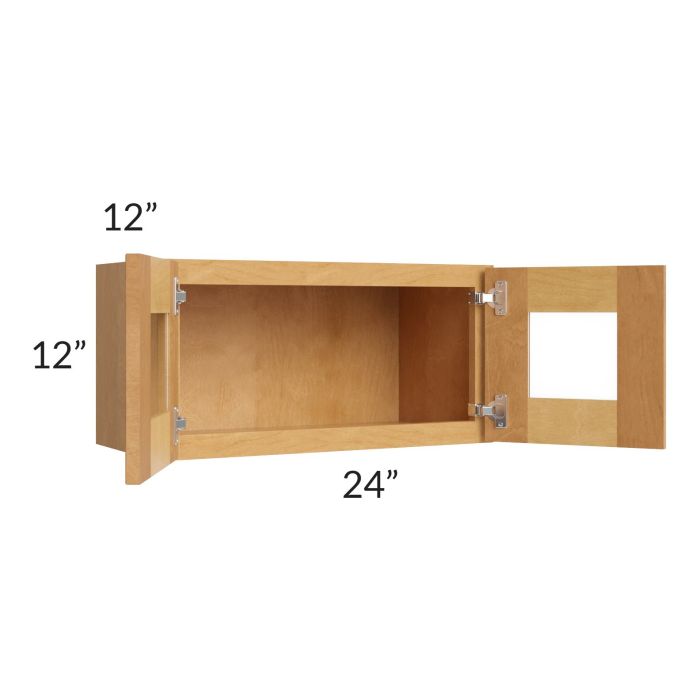 Madison Honey Shaker 24x12 Decorative Wall Cabinet