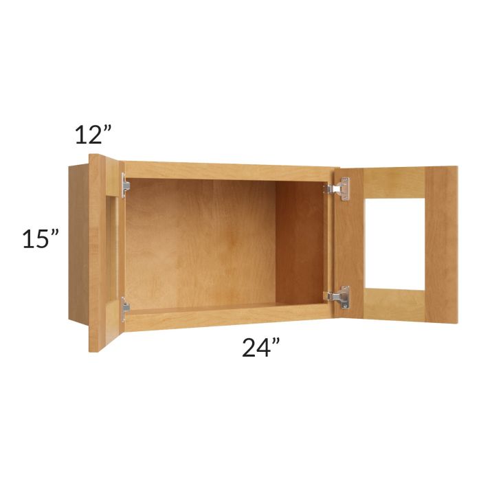 Madison Honey Shaker 24x15 Decorative Wall Cabinet