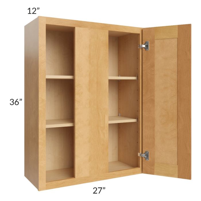 Madison Honey Shaker 27x36 Wall Blind Cabinet
