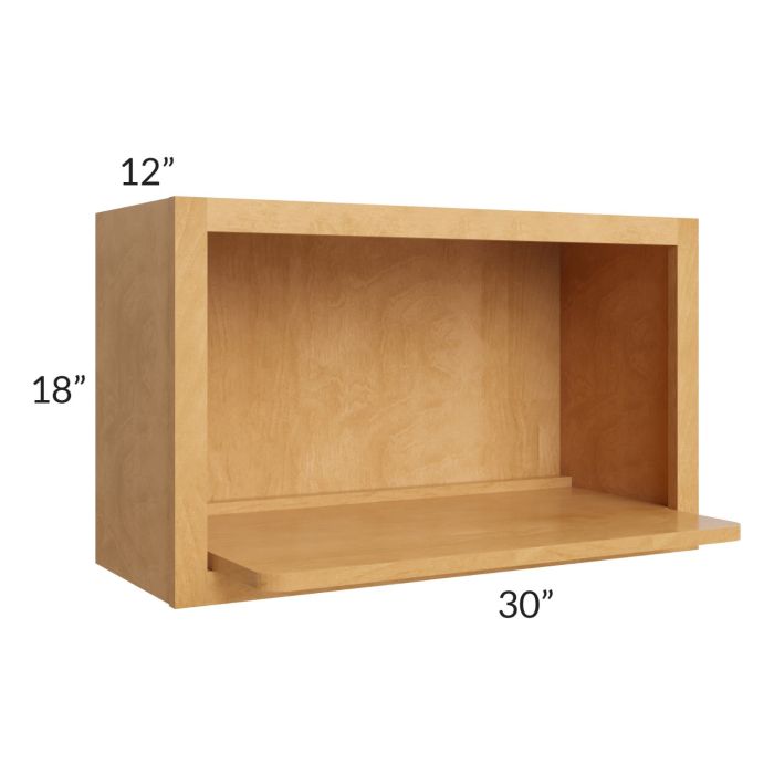 Madison Honey Shaker Wall Microwave Shelf Kit