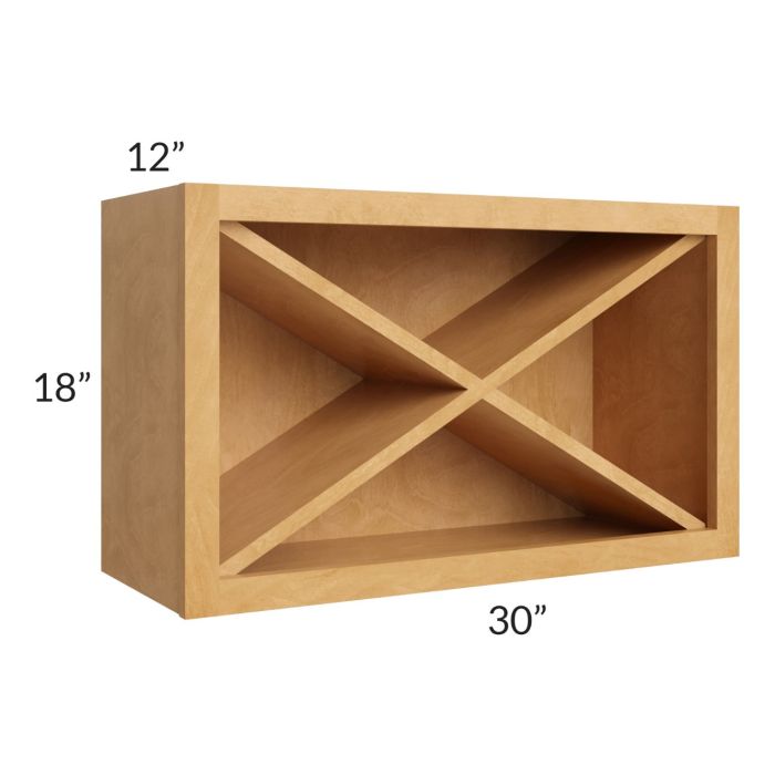 Madison Honey Shaker Wall X-Wine Rack Kit