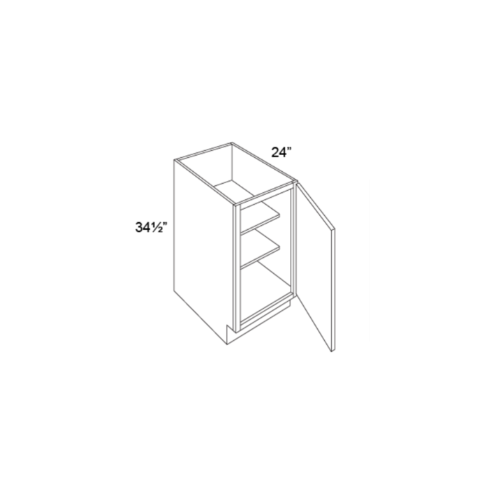 Vienna 15" Full Height Door Base Cabinet