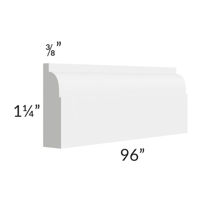 Gramercy White Scribe Molding