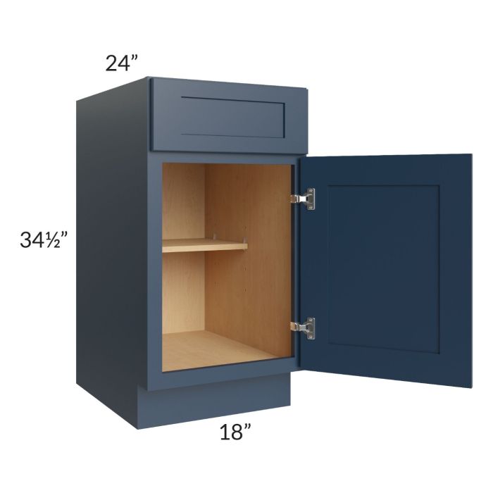 Madison Navy Shaker 18" Base Cabinet