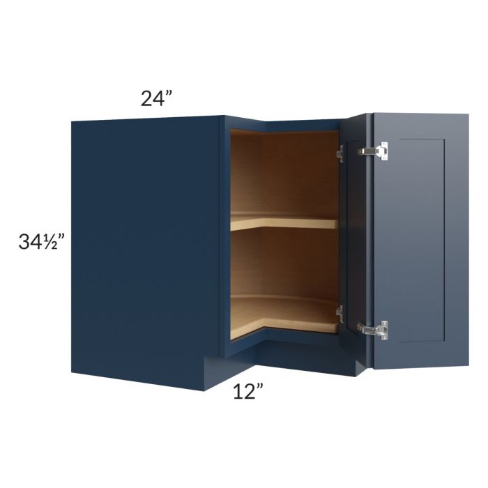 Madison Navy Shaker 36" Lazy Susan Base Cabinet