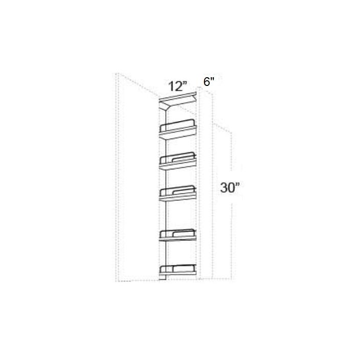 Vienna 6x30 Wall Spice Pull Out