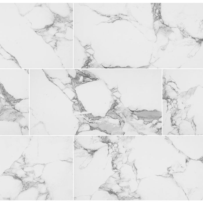 Pietra Statuario 12 x 24 Polished Porcelain Tile