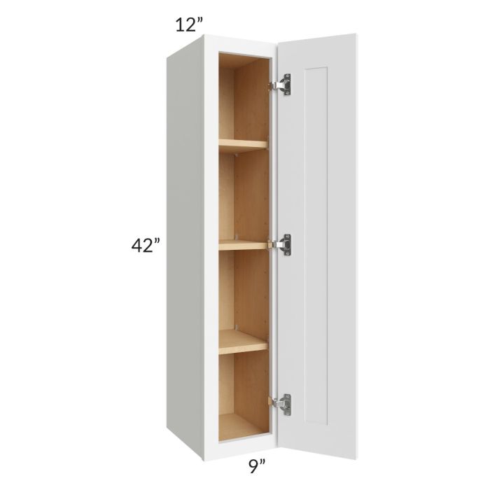 Royal White Shaker 9x42 Wall Cabinet