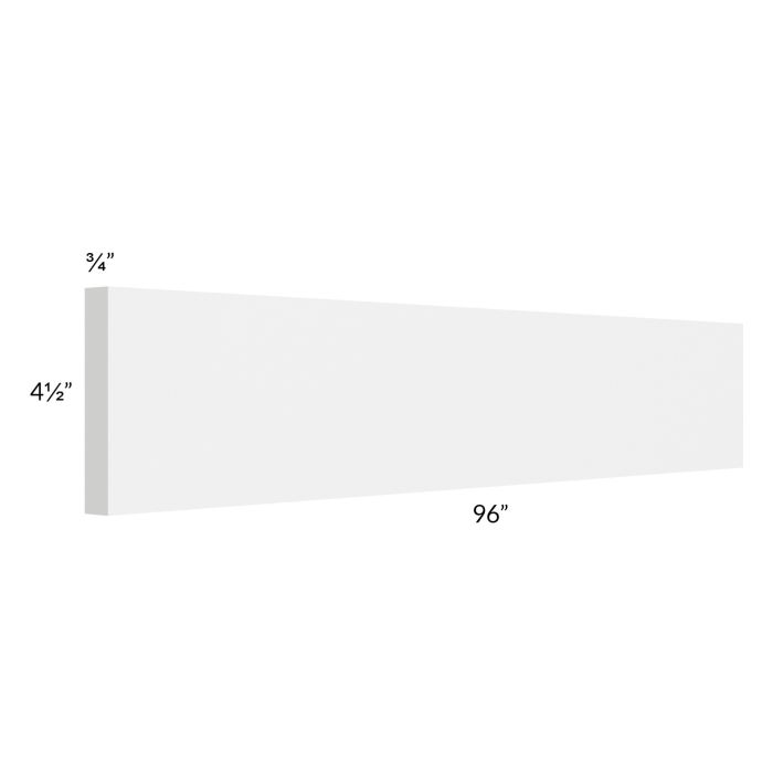 Milan White Gloss Toe Kick