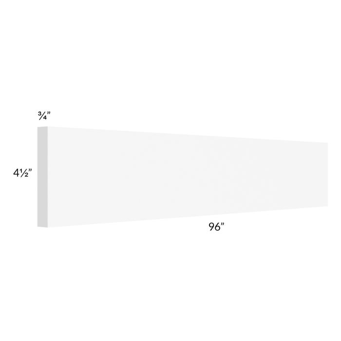 Milan White Matte Toe Kick