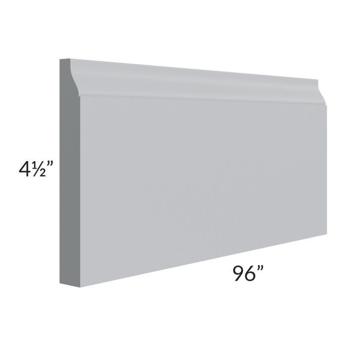 Asheville Grey Shaker 8' Baseboard Molding