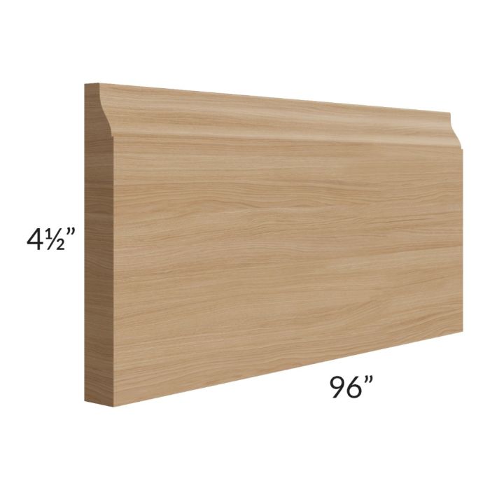 Asheville Rift Oak Shaker 8' Baseboard Molding