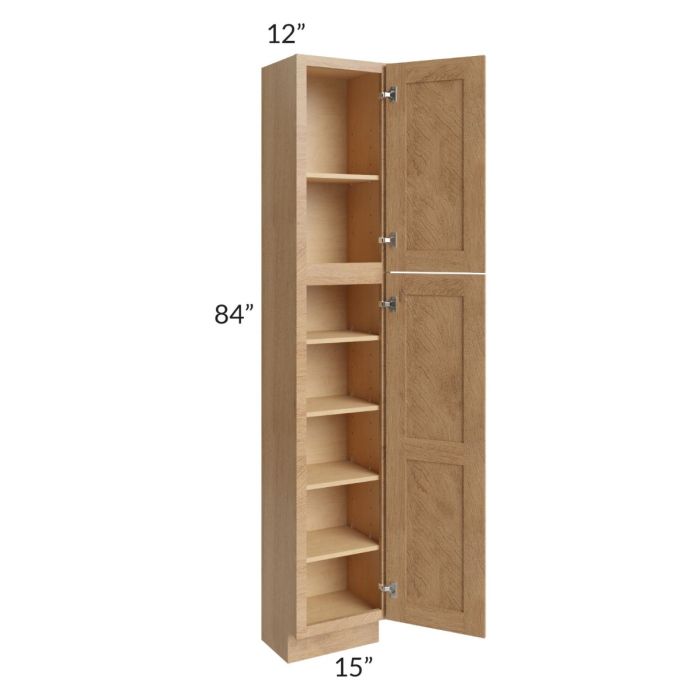 Midtown Timber Shaker 15x12x84 Pantry Cabinet 