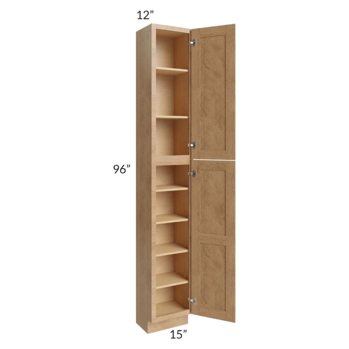 Midtown Timber Shaker 15x12x96 Pantry Cabinet 