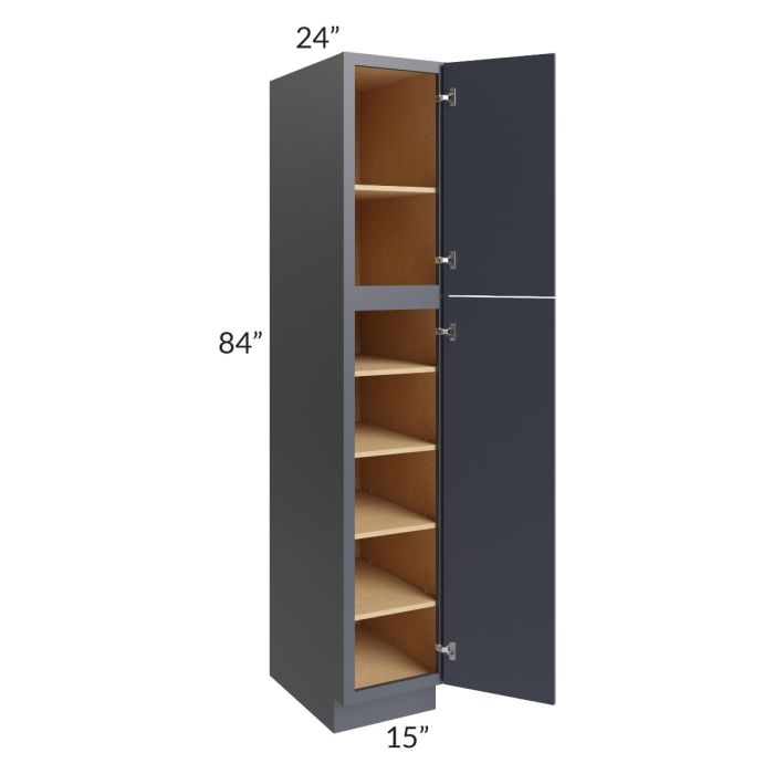 Vienna Indigo 15x24x84 Pantry Cabinet