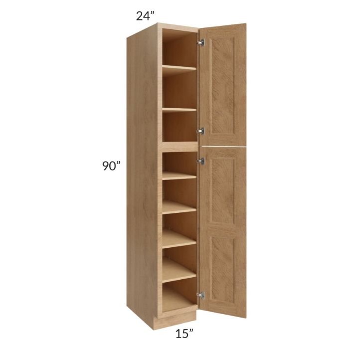 Tuscan Timber 15x24x90 Pantry Cabinet