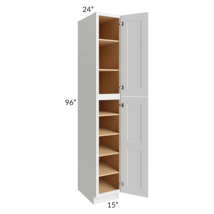 Salem White 15x24x96 Pantry Cabinet