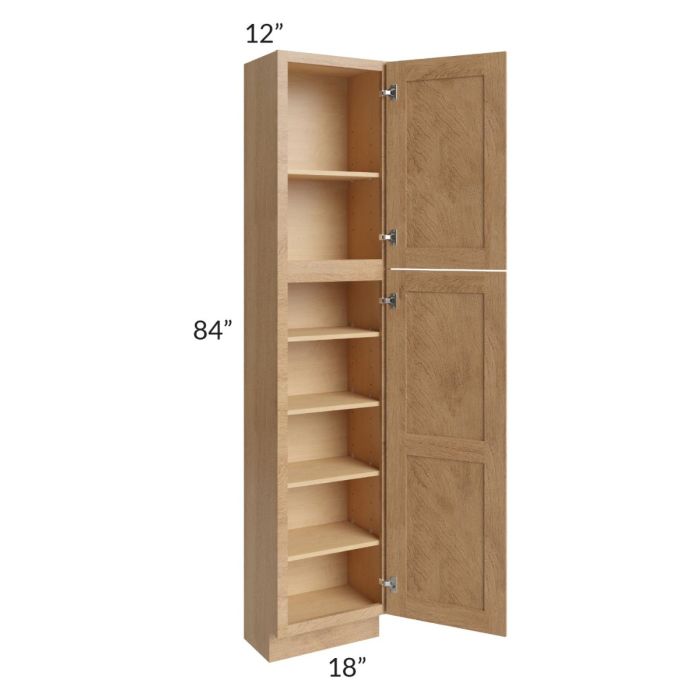 Midtown Timber Shaker 18x12x84 Pantry Cabinet 