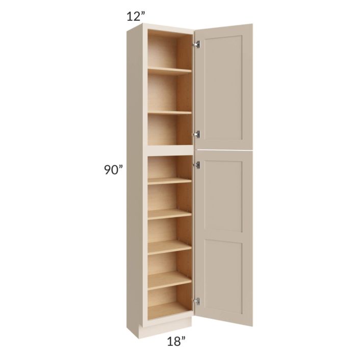 Midtown Java Shaker 18x12x90 Pantry Cabinet 