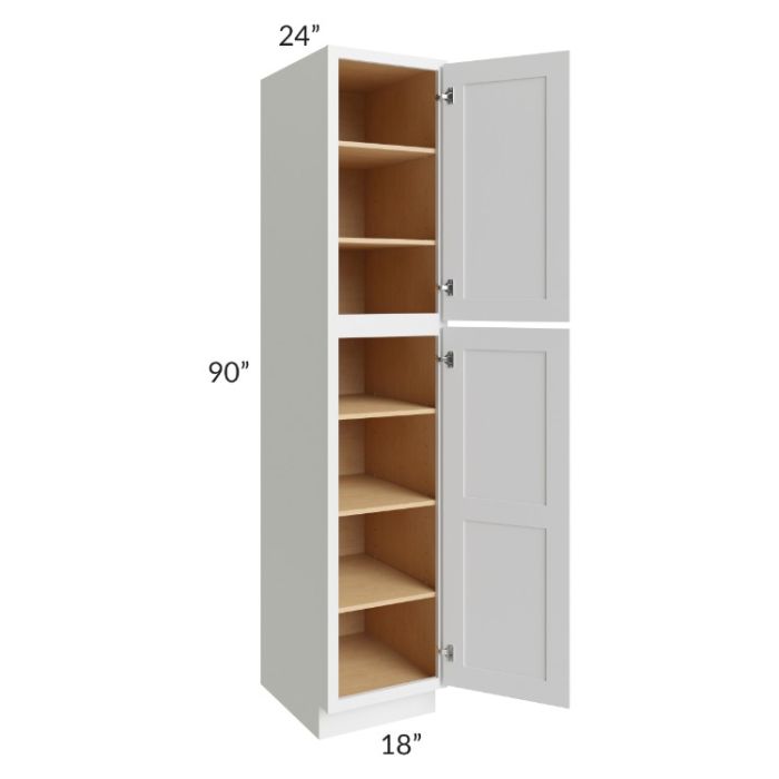 Stratus White 18x24x90 Pantry Cabinet