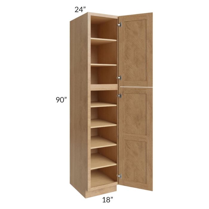 Midtown Timber Shaker 18x24x90 Pantry Cabinet