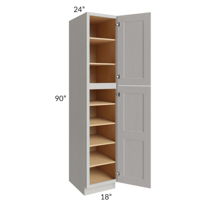 Salem Light Grey 18x24x90 Pantry Cabinet