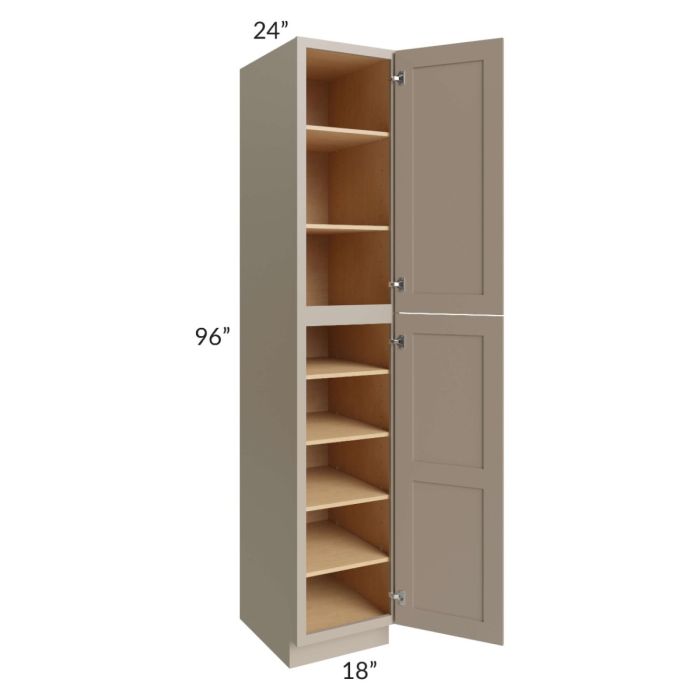Tuscan Oyster 18x24x96 Pantry Cabinet