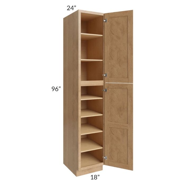 Midtown Timber Shaker 18x24x96 Pantry Cabinet