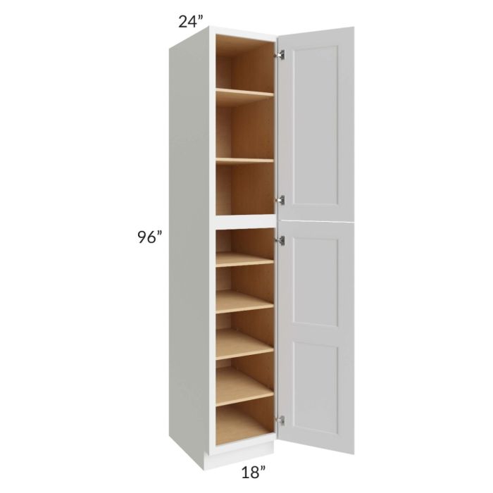 Salem White 18x24x96 Pantry Cabinet