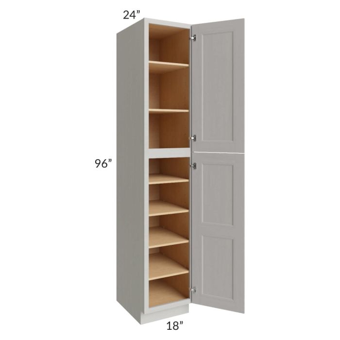 Salem Light Grey 18x24x96 Pantry Cabinet