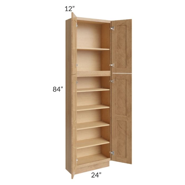 Midtown Timber Shaker 24x12x84 Pantry Cabinet 